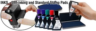 Ink specific to Self-Inking stamps and daters. Easily extend the life of pads in your self-inking stamp by re-inking them.